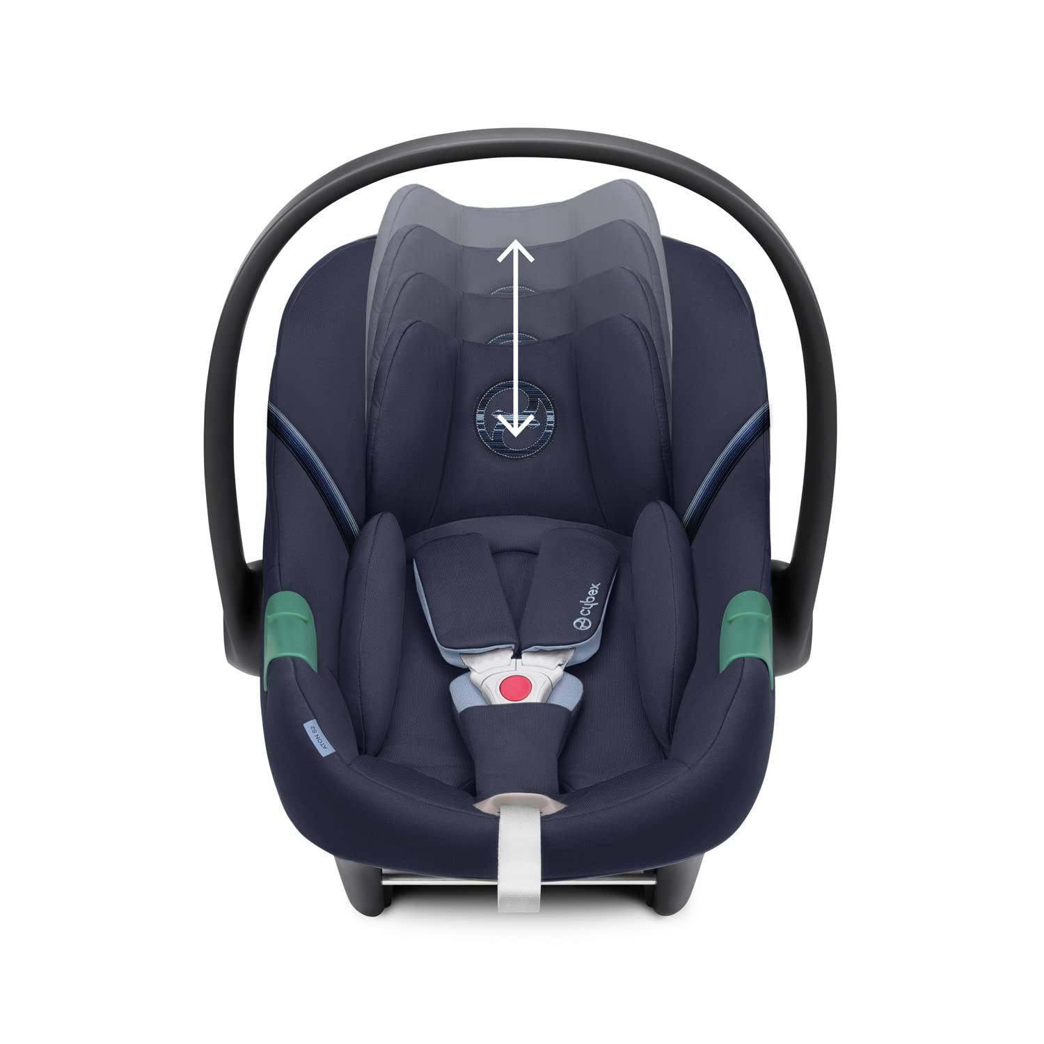 CYBEX Gold Babyschale Aton S2 i-Size, Ab Geburt bis ca. 24 Monate, Max. 13 kg, Inkl. Neugeboreneneinlage, SensorSafe kompatibel, Ocean Blue - Meloni2