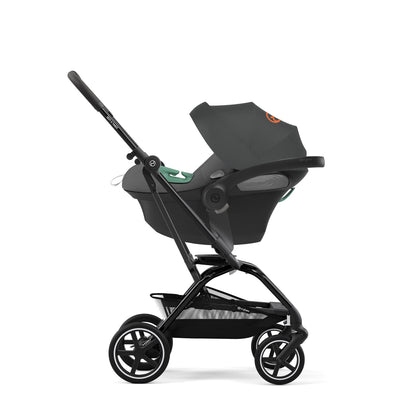 CYBEX Gold Babyschale Aton S2 i-Size, Ab Geburt bis ca. 24 Monate, Max. 13 kg, Inkl. Neugeboreneneinlage, SensorSafe kompatibel, Ocean Blue - Meloni2