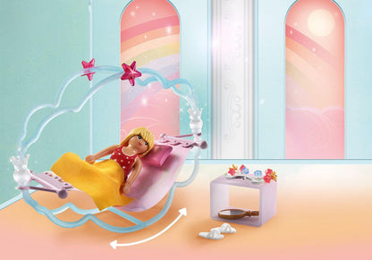 PLAYMOBIL Princess Magic 71360 Heavenly Baby Cloud, Magic Nursery in the Clouds, Includes Baby Cradle, Rocking Horse, Teddy Bear and More, Toy for Children from 4 Years