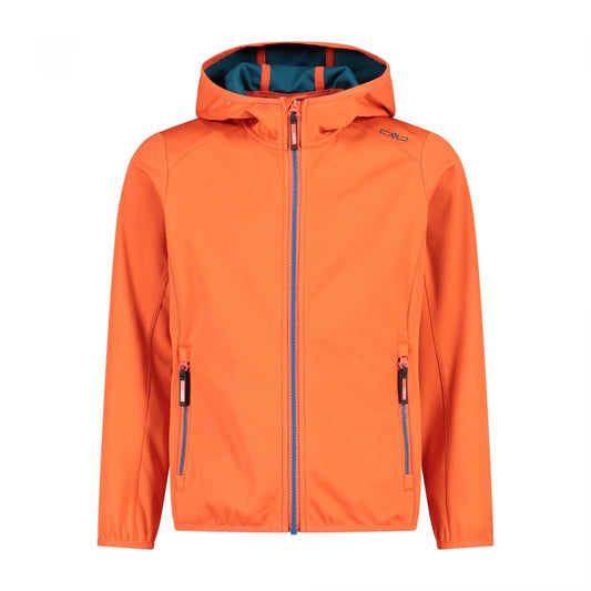 CMP Unisex Kinder Leichte Softshelljacke für Kinder mit Fester Kapuze Jacke Kokon-Mantel