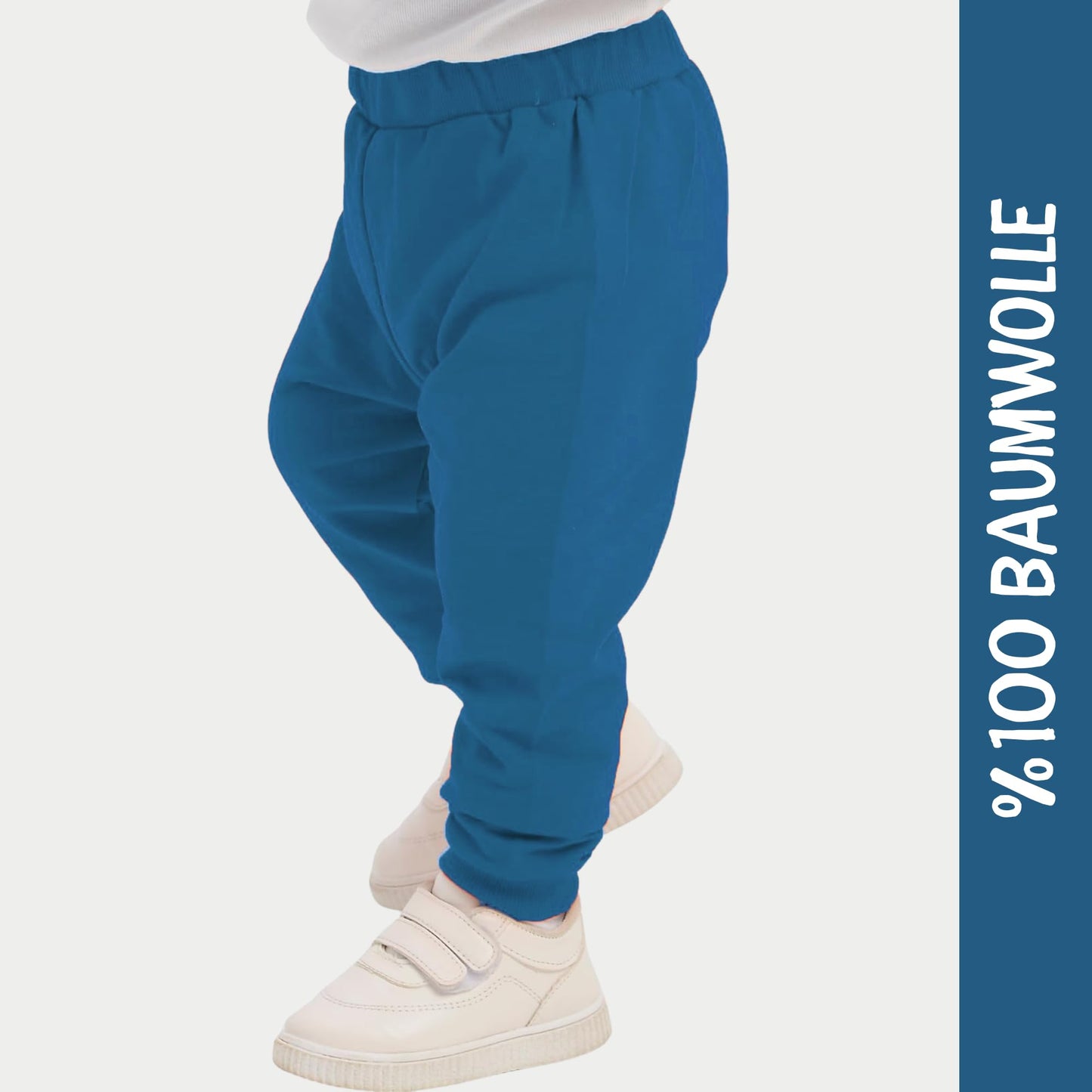 100% Baumwolle Babyhosen Kinderhosen | 2 er-Pack Lässig Sweathose Weiche und Bequeme Babykleidung für Jungen und Mädchen