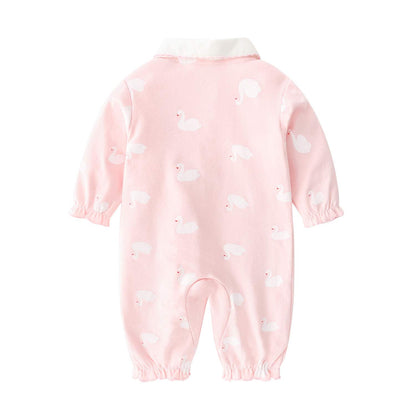 KIDDLETOWN Baby Pyjamas Newborn Baby Girls 0-3 Months Organic Cotton Long Sleeve Popper Frog Cartoon
