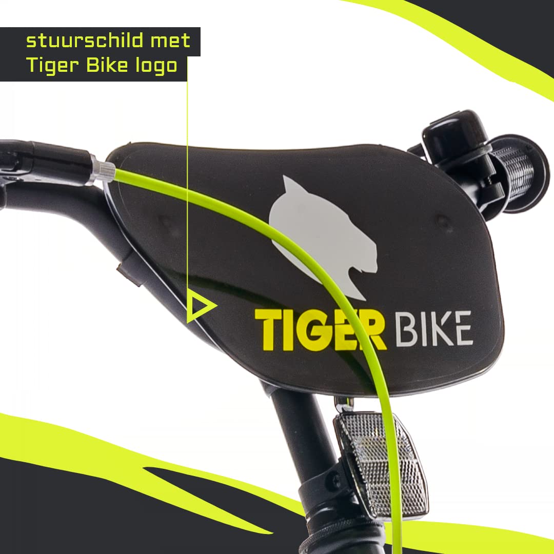 sun baby Jungenfahrrad Kinderfahrrad 14 und 16 Zoll Jungen Tiger Tracker Bike Leicht Stützräder mit Schubstange ab 2-6 Jahre BMX Fahrrad Kinder - Meloni2