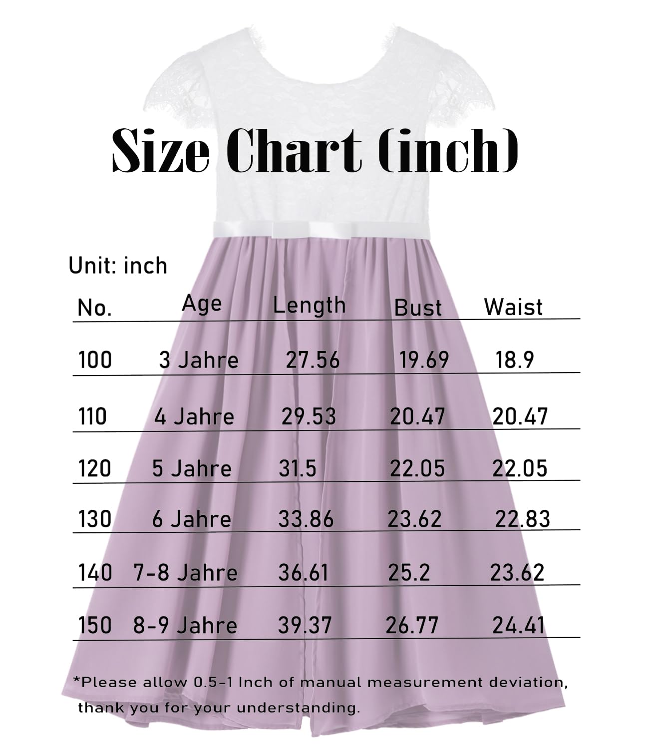 Beganly Mädchen Festtagskleider Spitze V-Rücken Kleid ärmellos Flauschig Tüll Prinzessin Partykleid Blumenmädchen Kleider