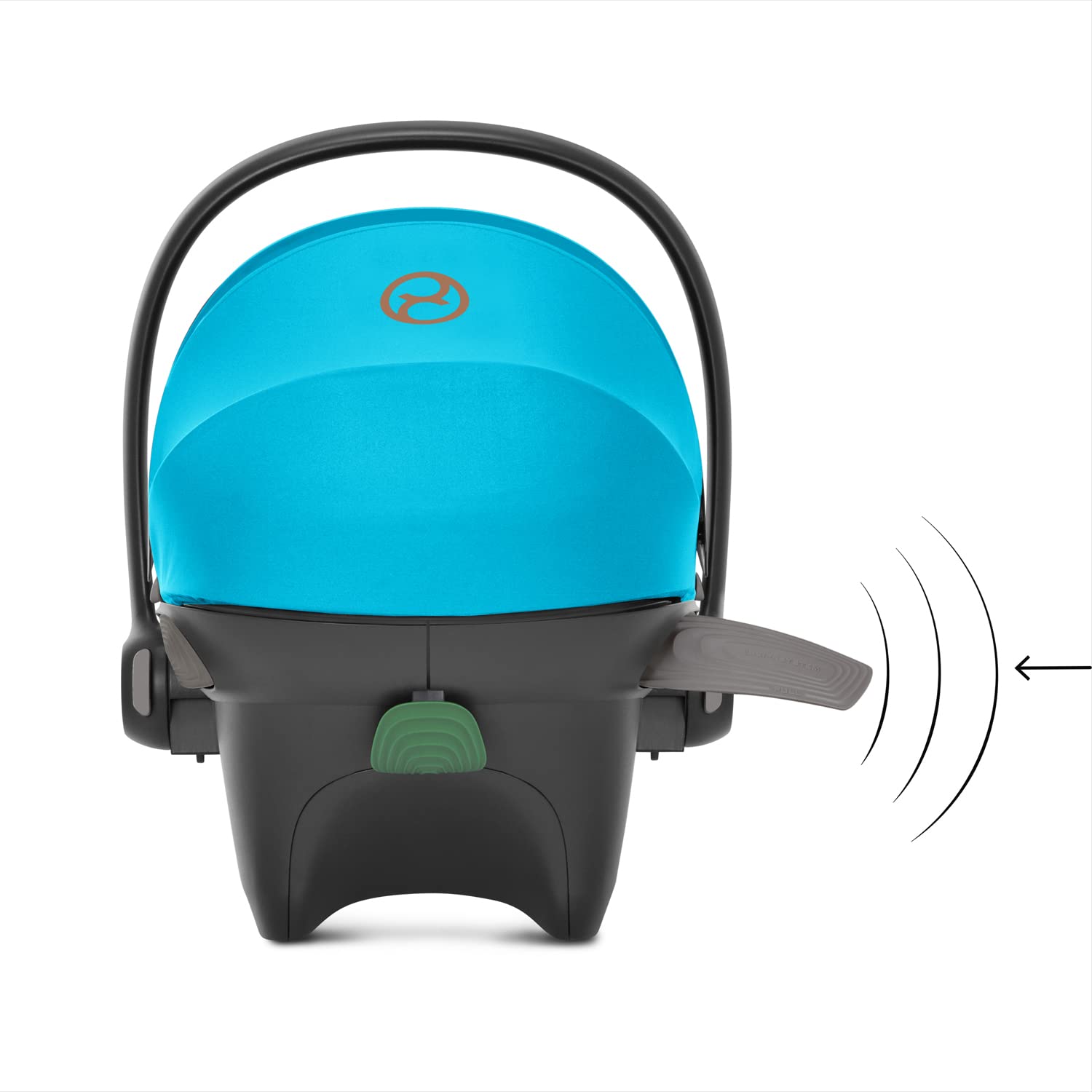 CYBEX Gold Babyschale Aton S2 i-Size, Ab Geburt bis ca. 24 Monate, Max. 13 kg, Inkl. Neugeboreneneinlage, SensorSafe kompatibel, Ocean Blue - Meloni2