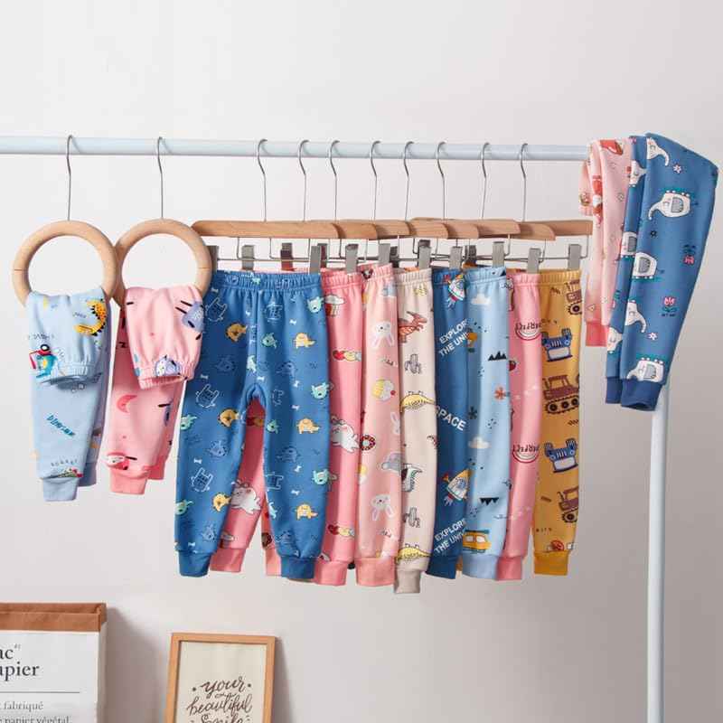 Children's Thermal Trousers, Warm Thermal Leggings, Elastic Waist, Lined Jogging Bottoms with Fleece, Winter Trousers for Girls 2-13 Years Old