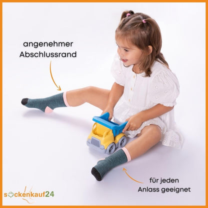 10 Paar Kinder Socken Jungen & Mädchen Baumwolle Kindersocken