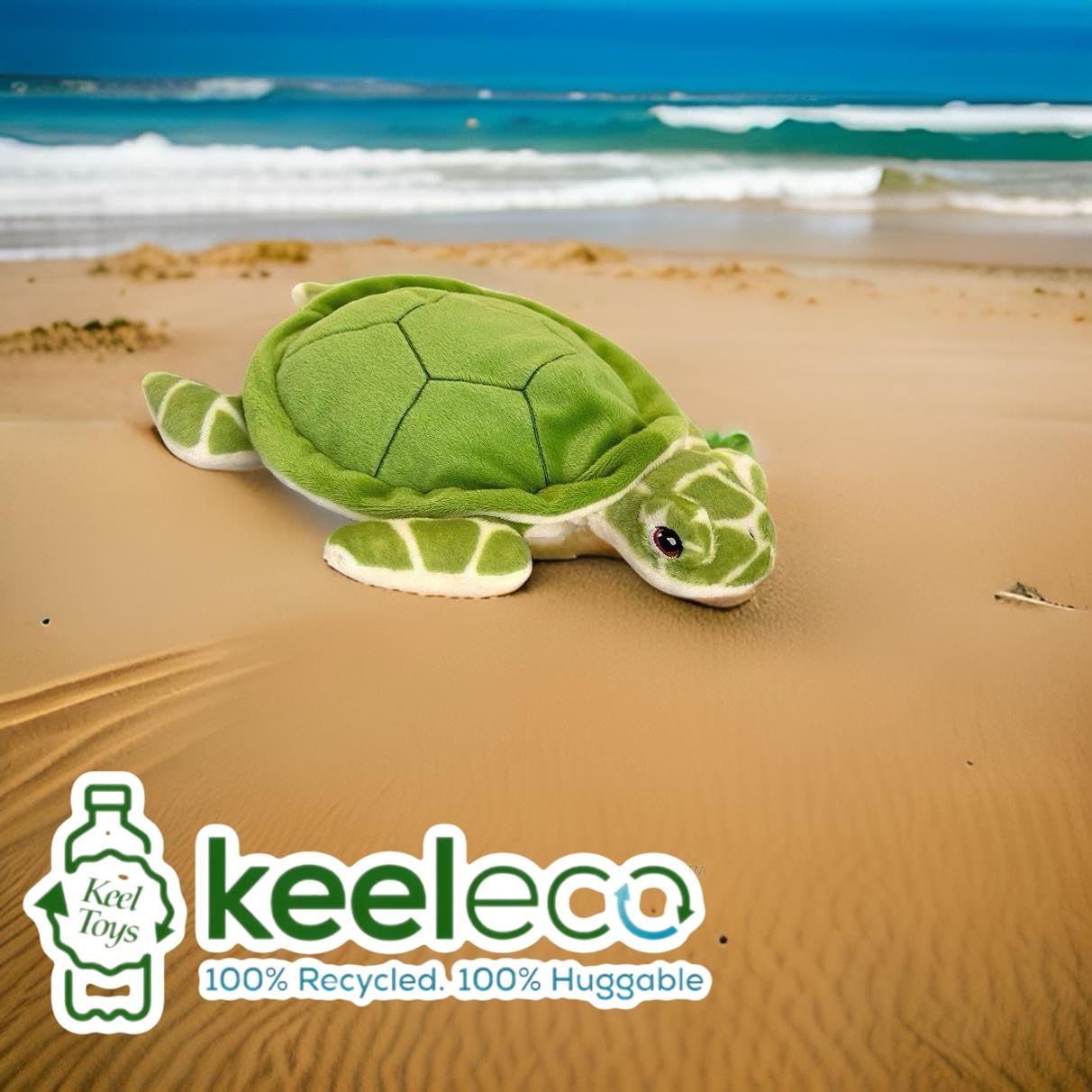 Deluxe Paws Plüsch, kuschelig, weich, Öko-Spielzeug, 100% recycelt (Kuh)