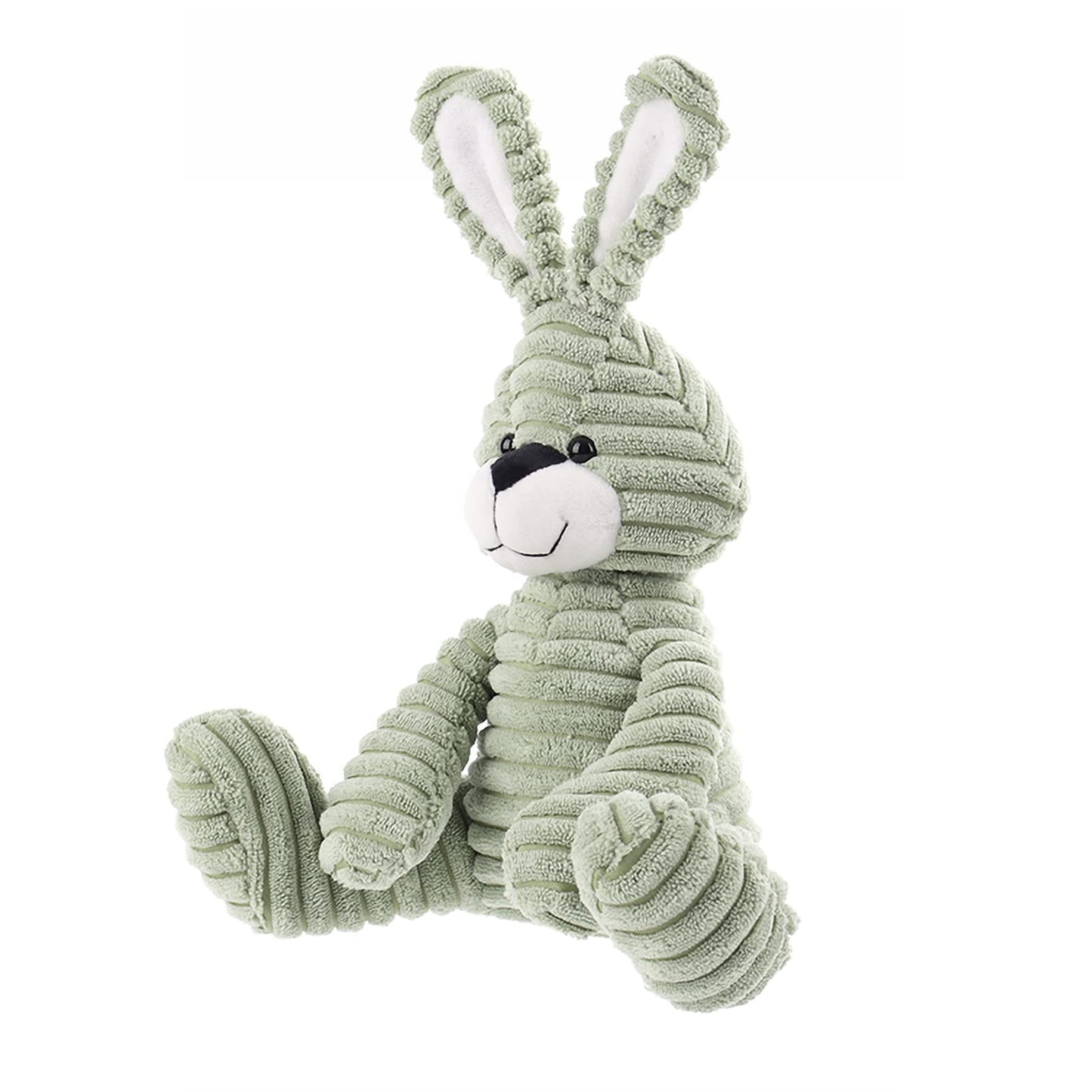 Apricot Lamb Cuddly Toy Green Rabbit 23 cm - Plush Toy Plush Toy for Children and Baby - Fluffy Stuffed Toy for Playing, Gift & Cuddling - Cosy Cuddly Toy - Cord Rabbit