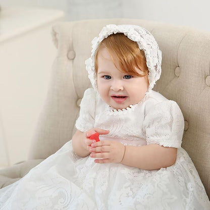 Baby Lange Taufe Kleider Weiße Taufe Kleid Besondere Anlässe Kleider für Mädchen Geburtstag