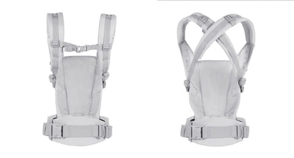 Ergobaby Adapt Babytrage für Neugeborene ab Geburt, 3-Positionen SoftFlex Mesh Ergonomische Babybauchtrage Rückentrage Baby-Tragetasche, Natural Beige, 1 Einheit