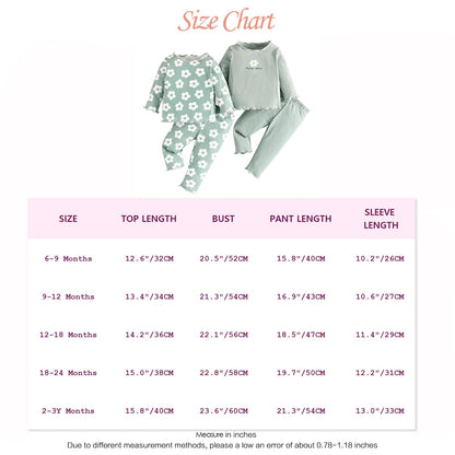 Kleinkind Baby Mädchen Kleidung Set Rüschen gerippt Kurzarm / Langarm T-Shirt Tops + Shorts Hosen 4 Stück Sommer Herbst Süße Outfits Set