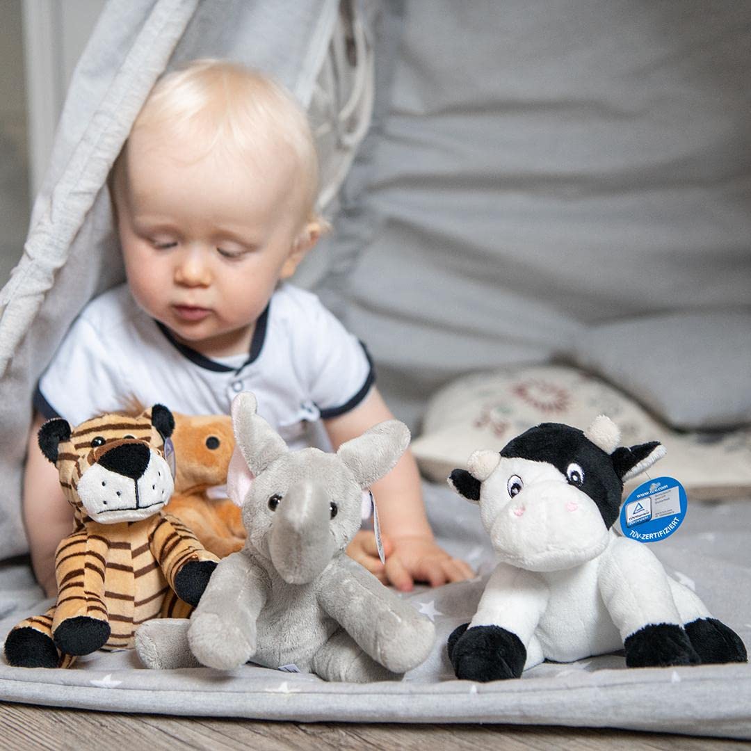 Minifeet Frosch Arwin - das Kuscheltier für alle Anlässe, TÜV-geprüft und bereit für gemütliche Kuschelzeiten