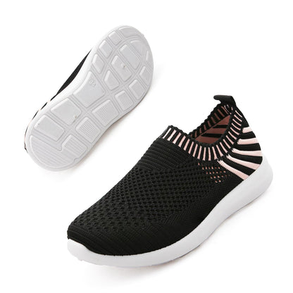 Apawwa Kinder Schuhe FüR MäDchen Und Jungs Kinder Turnschuhe Sportschuhe Slip On Laufschuhe Leicht Hallenschuhe Sneakers Tennisschuhe FüR Unisex-Kinder GrößE
