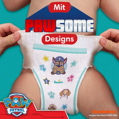 Pampers Baby-Dry Pants Paw Patrol Edition Größe 5, 160 Windeln, 11kg-17kg, 360° Passform hilft, Auslaufen zu verhindern