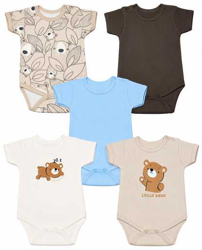 Baby Jungen Kurzarmbody Reine Baumwolle Body Set