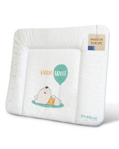 pic Bear Wickelauflage - hochwertige OEKO-TEX Wickeltischauflage - pflegeleichte Wickelunterlage - Auflage Wickelkommode - 85 x 72 cm - Sealife