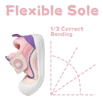 MASOCIO First Walker Shoes Baby Shoes Boy Girl Baby Shoes Soft Flat Rubber Anti-Slip 