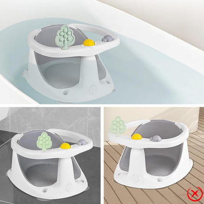 Bebamour Baby Bath Seat 6 Months + Child Bathtub Non-Slip Bath Chair, Water Jug