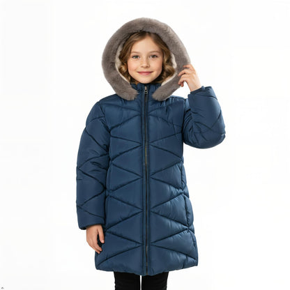 Sunny Sprout Girls' Winter Coats with Hood - Girls' Outerwear Winter Puffer Jacket with Heavy Fleece Lining | Children's Jackets &amp; Coats 