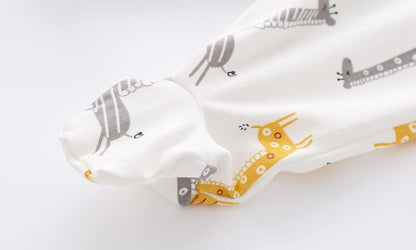 KIDDLETOWN Baby Pyjamas Newborn Baby Girls 0-3 Months Organic Cotton Long Sleeve Popper Frog Cartoon