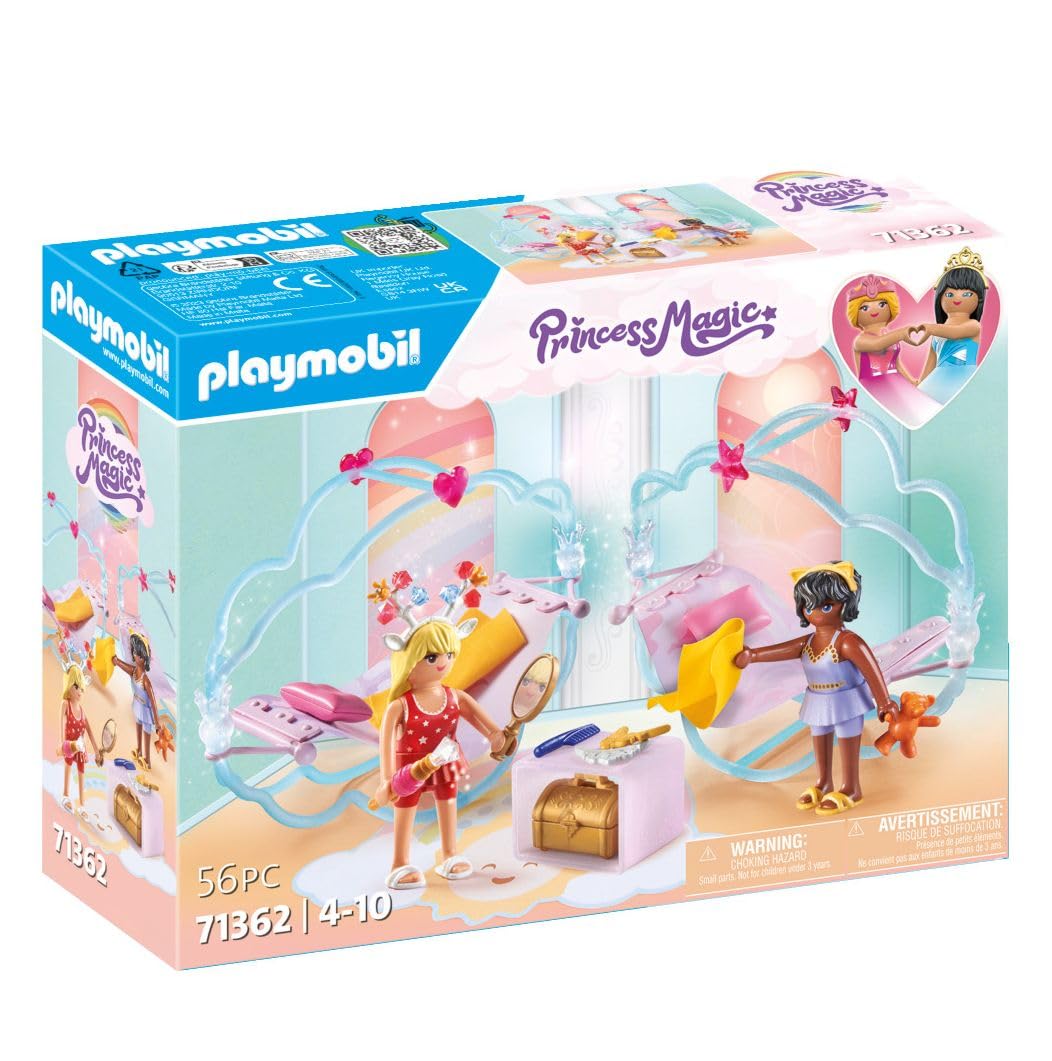 PLAYMOBIL Princess Magic 71360 Heavenly Baby Cloud, Magic Nursery in the Clouds, Includes Baby Cradle, Rocking Horse, Teddy Bear and More, Toy for Children from 4 Years