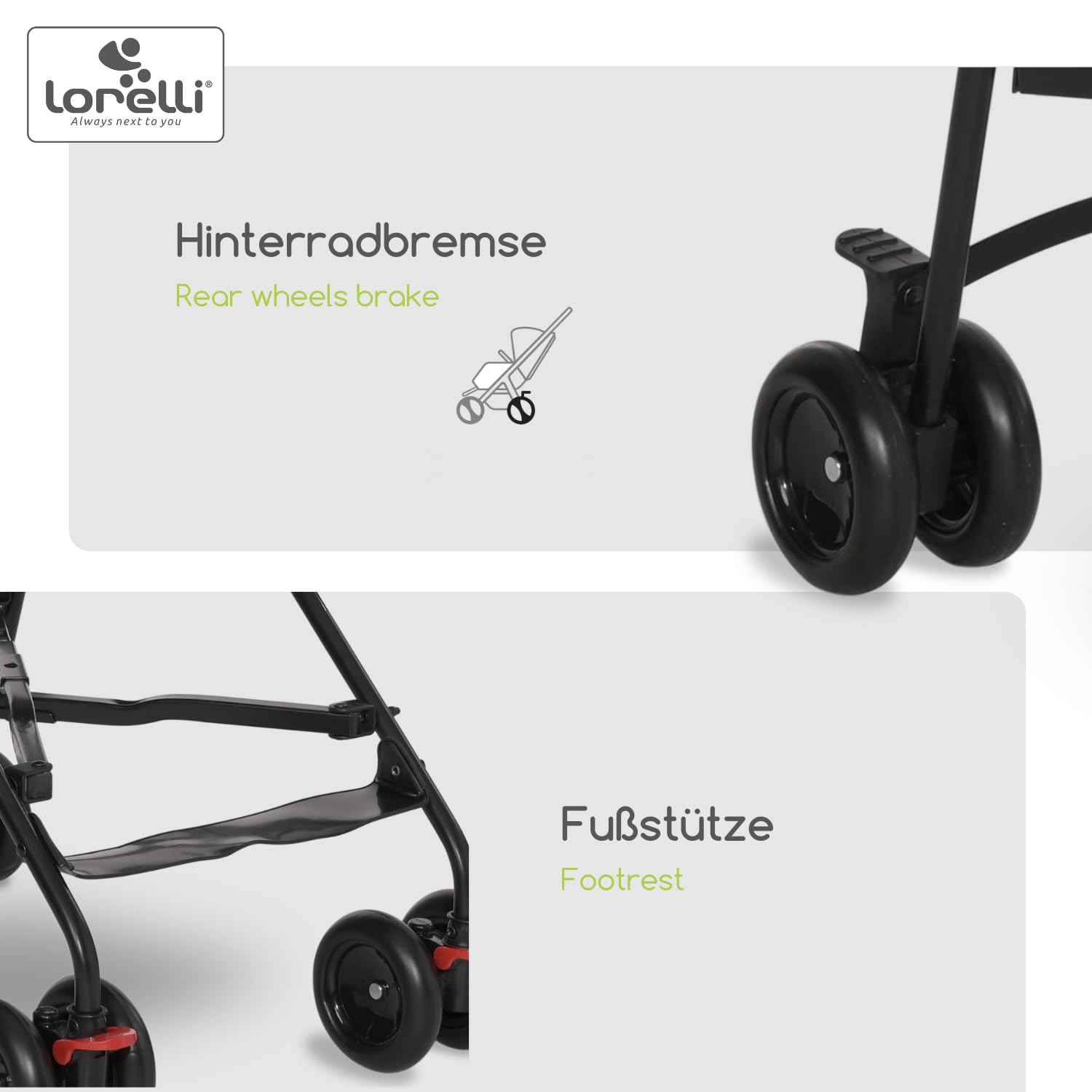 Lorelli Ultra Leichter Buggy Kinderwagen Vaya - nur 4,7kg - Kompakter Sportsitz bis 15kg, Sitzbuggy mit 5-Punkt-Gurt, faltbarem Verdeck und ergonomischen Griffen, klappbarer Reisekinderwagen, rosa - Meloni2