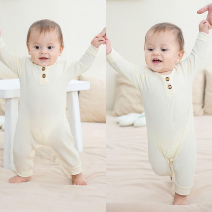 KIDDLETOWN Baby Schlafanzug, Baby Schlafstrampler, Baby Pyjam, Strampler Neugeborene, Babyschlafanzug Baumwolle, Schlafanzug, Pyjamas Langarm Strampler Schlafoverall für Mädchen und Jungen