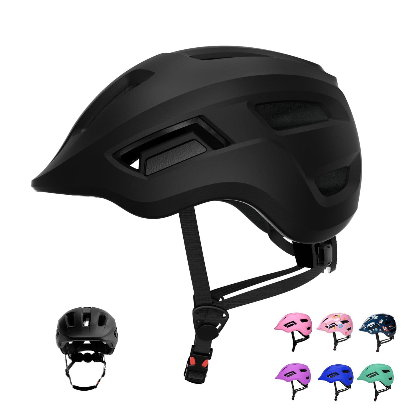 FAYDUDU Toddler Helmet Children's Bicycle Helmet Baby Multi-Sport Adjustable Helmet Sports Helmet Cycling Bicycle Scooter Skateboard Helmet Lightweight for Children Boys Girls from 2-8 Years Old