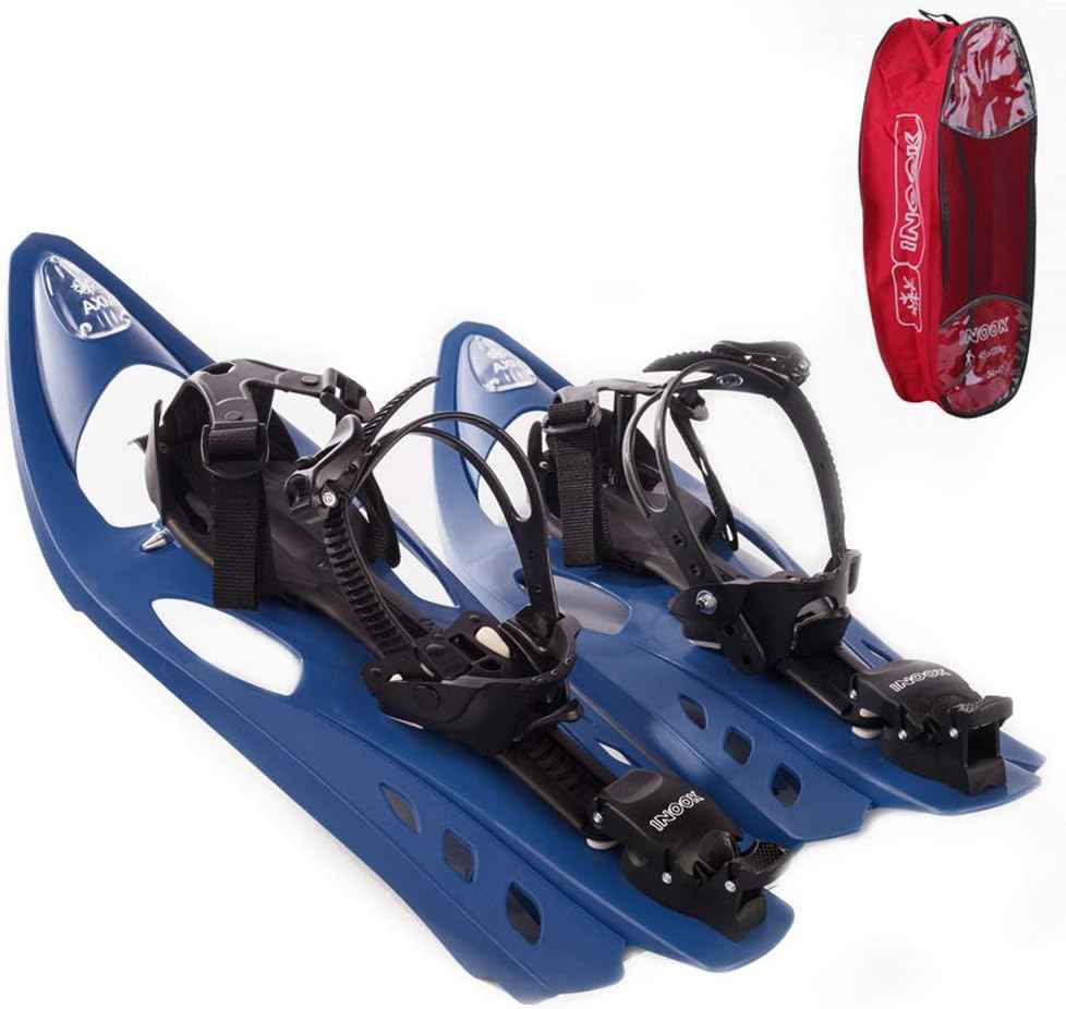 Inook AXM Schneeschuhe Mit Steighilfe - EU 36-47 - Set Mit Praktischer Tragetasche - Individuell Größenverstellbar Mit Vielen Patentierten Funktionen