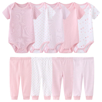 TONE Bodys Kurzarm für Neugeborene Baby Jungen und Mädchen 0-3m/3-6m/6-9m/9-12m Baumwolle