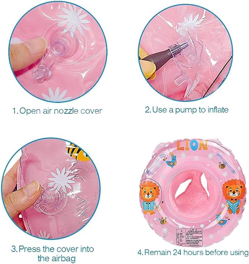 Baby Schwimmring, Baby Schwimmen Ring, Schwimmhilfe mit Schwimmsitz, Schwimmreifen für Kleinkind von 6 Monate bis 48 Monate, Schwimmlernhilfe für Mädchen und Jungs