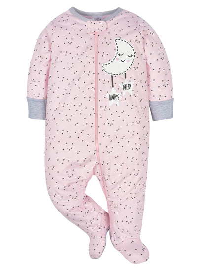 Gerber Unisex Baby 4 Pack Sleep 'N Play Footie Brisuren (4er Pack)