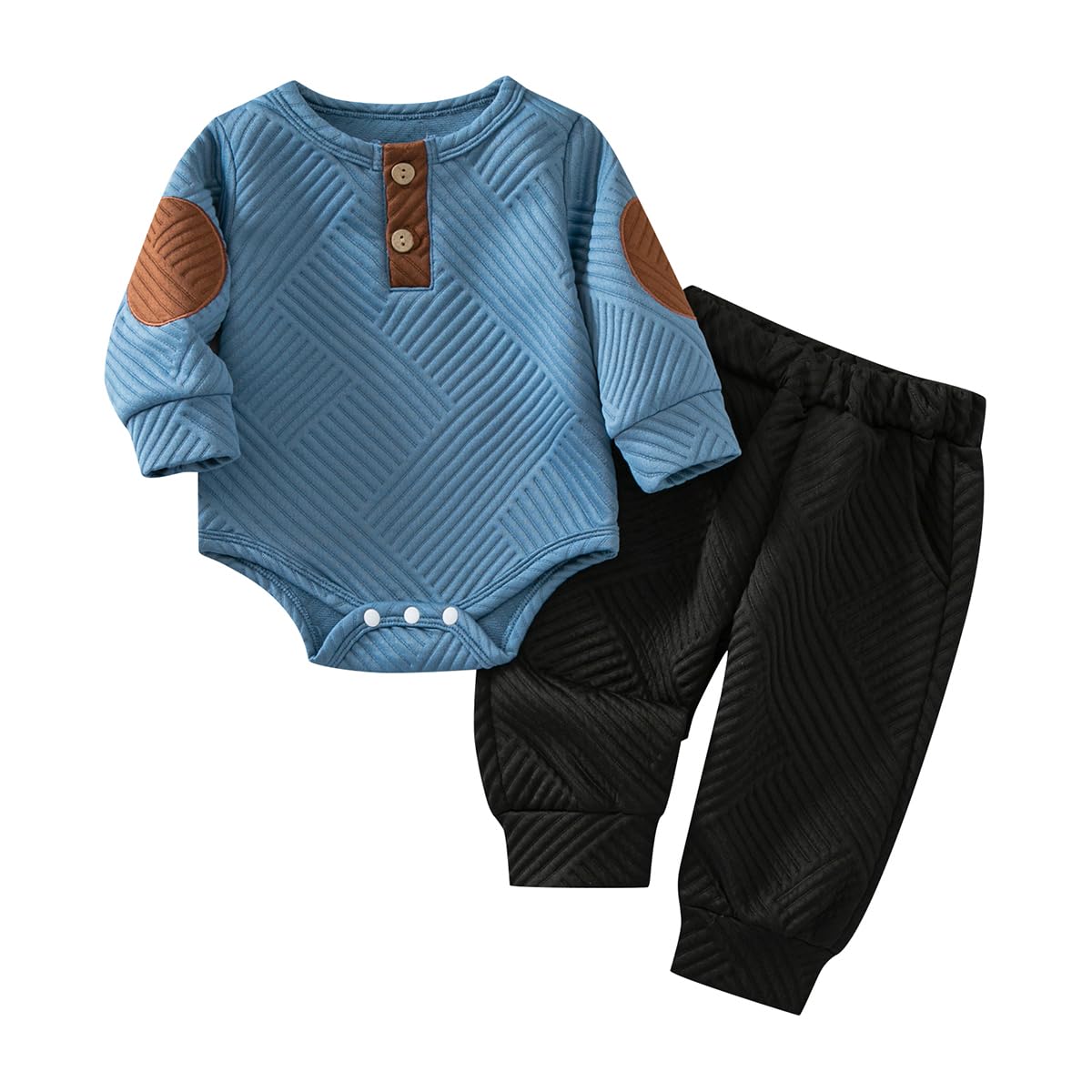 Herbst Outfit Für Baby Jungen Mit Bären Oberteil Und Hose