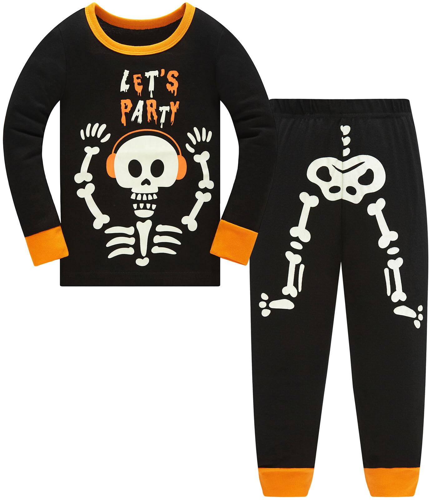 Jungen Pyjamas, Dinosaurier Langarm Zweiteiler Pyjama, Kinder Baumwolle Pyjama Set, Winter, Weihnachten Nachtwäsche, Größe 1–12 Jahre