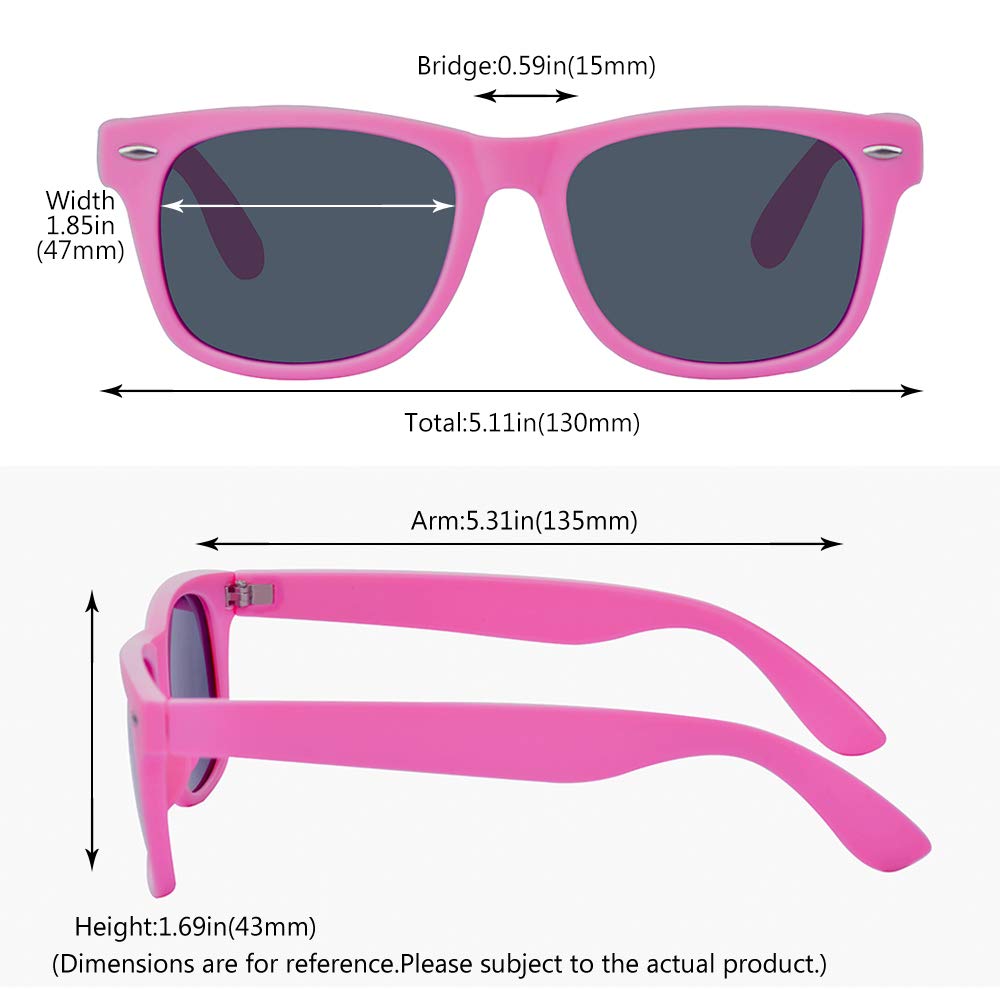 ALWAYSUV Children's Polarised UV Protection Fashion Comfortable Sunglasses for Boys / Girls Age 3-10 Years