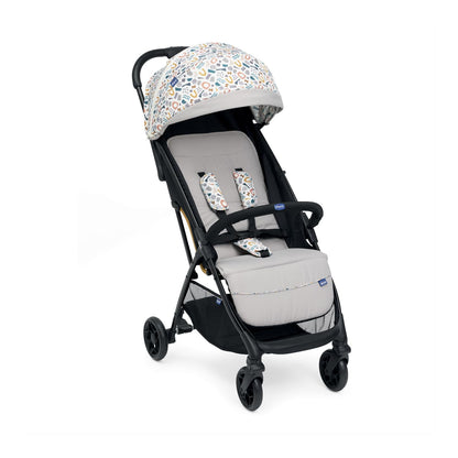 Chicco, Glee Pushchair from 0 Months to 4 Years with Automatic and Compact Closure, Extendable Hood with SPF 50+ and Rain Cover, 3-Level Adjustable Backrest, Leg Rest