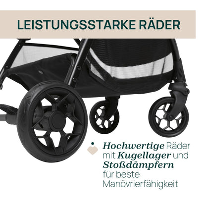 Chicco, Glee Pushchair from 0 Months to 4 Years with Automatic and Compact Closure, Extendable Hood with SPF 50+ and Rain Cover, 3-Level Adjustable Backrest, Leg Rest