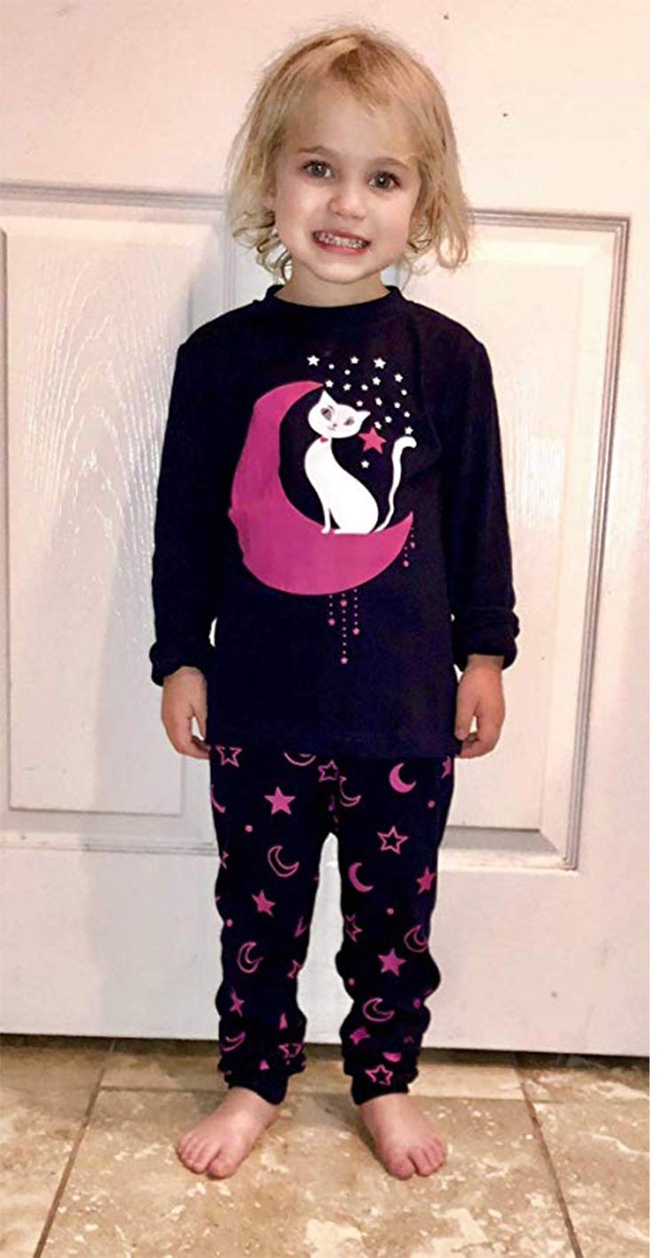 Garsumiss Mädchen Schlafanzug Giraffe Baumwolle Kinder Langarm Pyjama 98 104 110 116 122 128 134 140 146