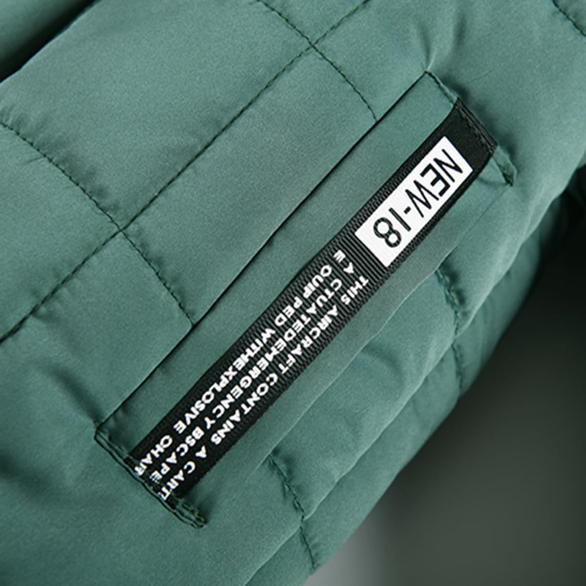 linboo Boys' Winter Jacket, Outdoor Coat, Parka with Fur Hood, Quilted Jacket, Cotton, Children's Jacket, Warm Winter Coat, Lined Winter Hooded Jacket