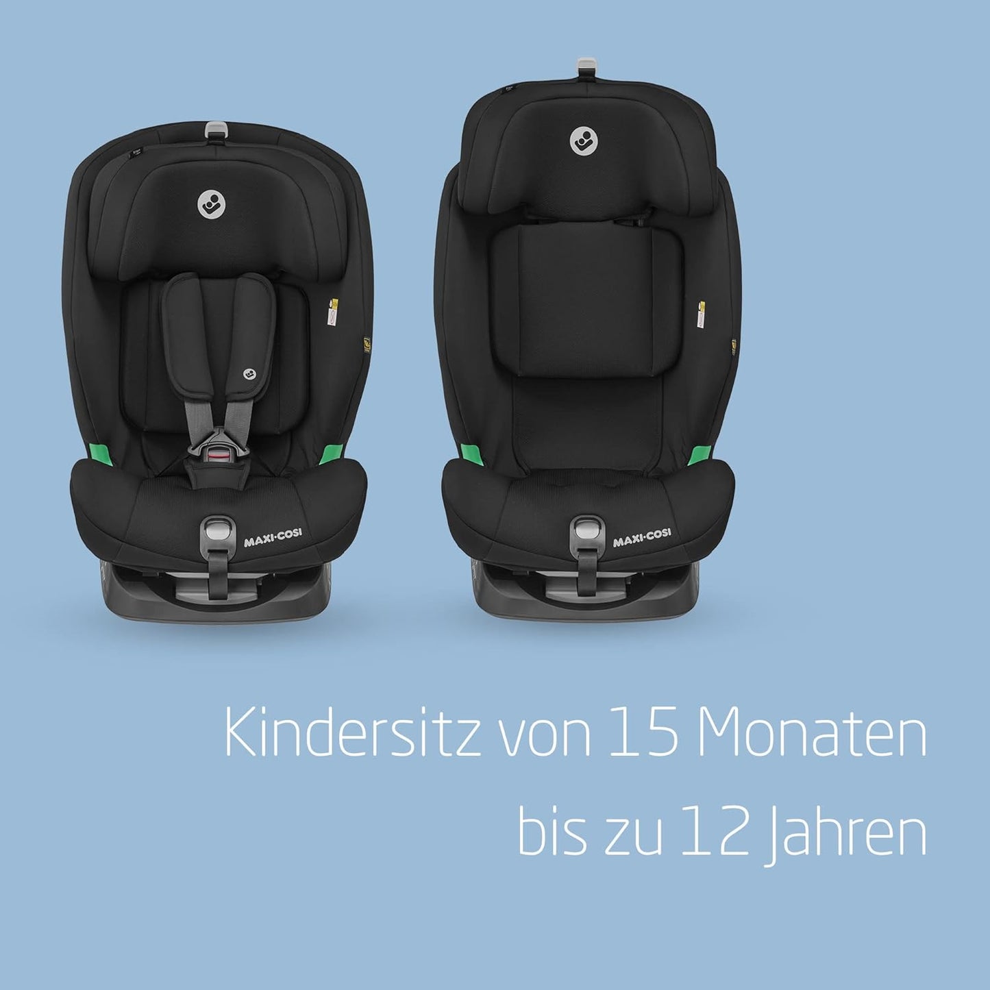Maxi-Cosi Titan S i-Size, Child Car Seat, 15 months-12 years (76-150cm), ISOFIX Car Seat, 5 Recline Positions, 13 Headrest Positions, G-CELL Protection, 5-Point Safety Harness, Tonal Graphite - Meloni2