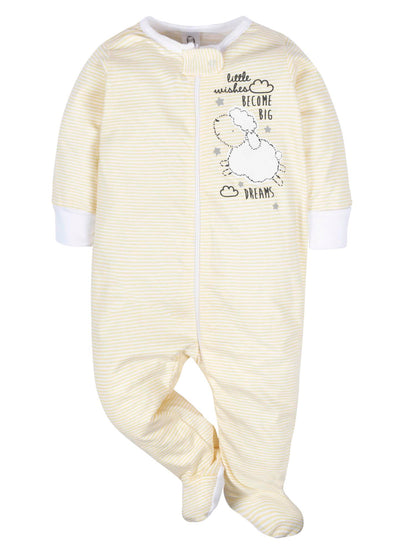 Gerber Unisex Baby 4 Pack Sleep 'N Play Footie Brisuren (4er Pack)