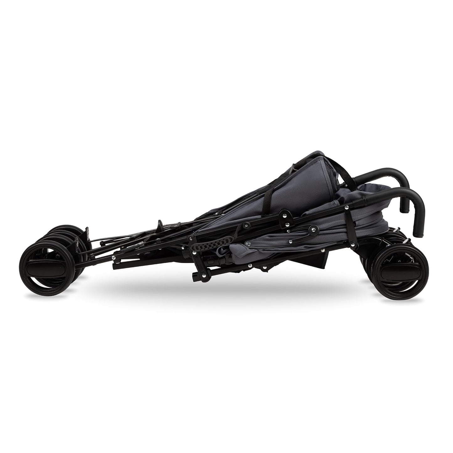 MoMi AKIRA Kinderbuggy Kinderwagen ab 6 Monaten (bis 15 kg), verstellbarer 5-Punkt-Sicherheitsgurt, Babytasche, Einkaufskorb, Regen- und Insektenschutz.
