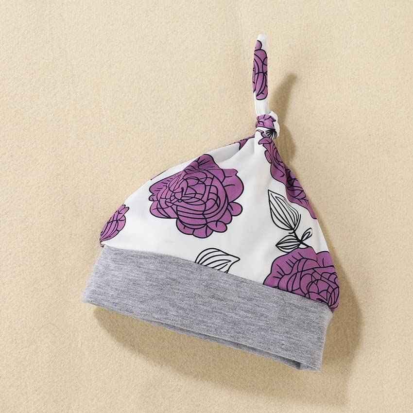UUAISSO Neugeborenes Baby Mädchen Kleidung Papas Mädchen Langarm Tops Blumenhosen Sets Stirnband Säuglingsmädchen Herbst Outfits