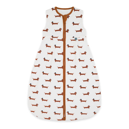 emma & noah Baby Sleeping Bag 1.0 TOG, All-Year Sleeping Bag for Spring, Summer and Autumn, 100% Organic Cotton, Oeko-Tex Certified, Romper Bag for Newborns (Leo Grey, 70 cm)
