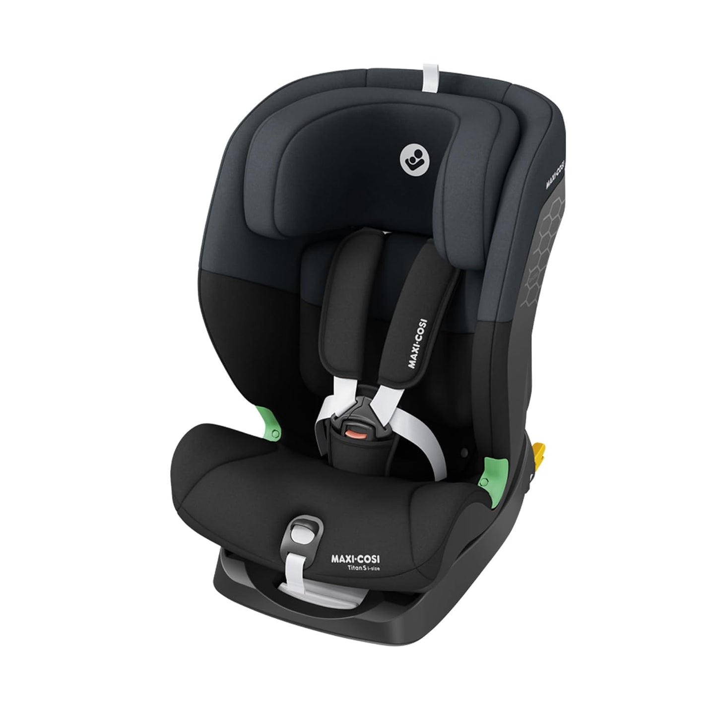 Maxi-Cosi Titan S i-Size, Child Car Seat, 15 months-12 years (76-150cm), ISOFIX Car Seat, 5 Recline Positions, 13 Headrest Positions, G-CELL Protection, 5-Point Safety Harness, Tonal Graphite - Meloni2