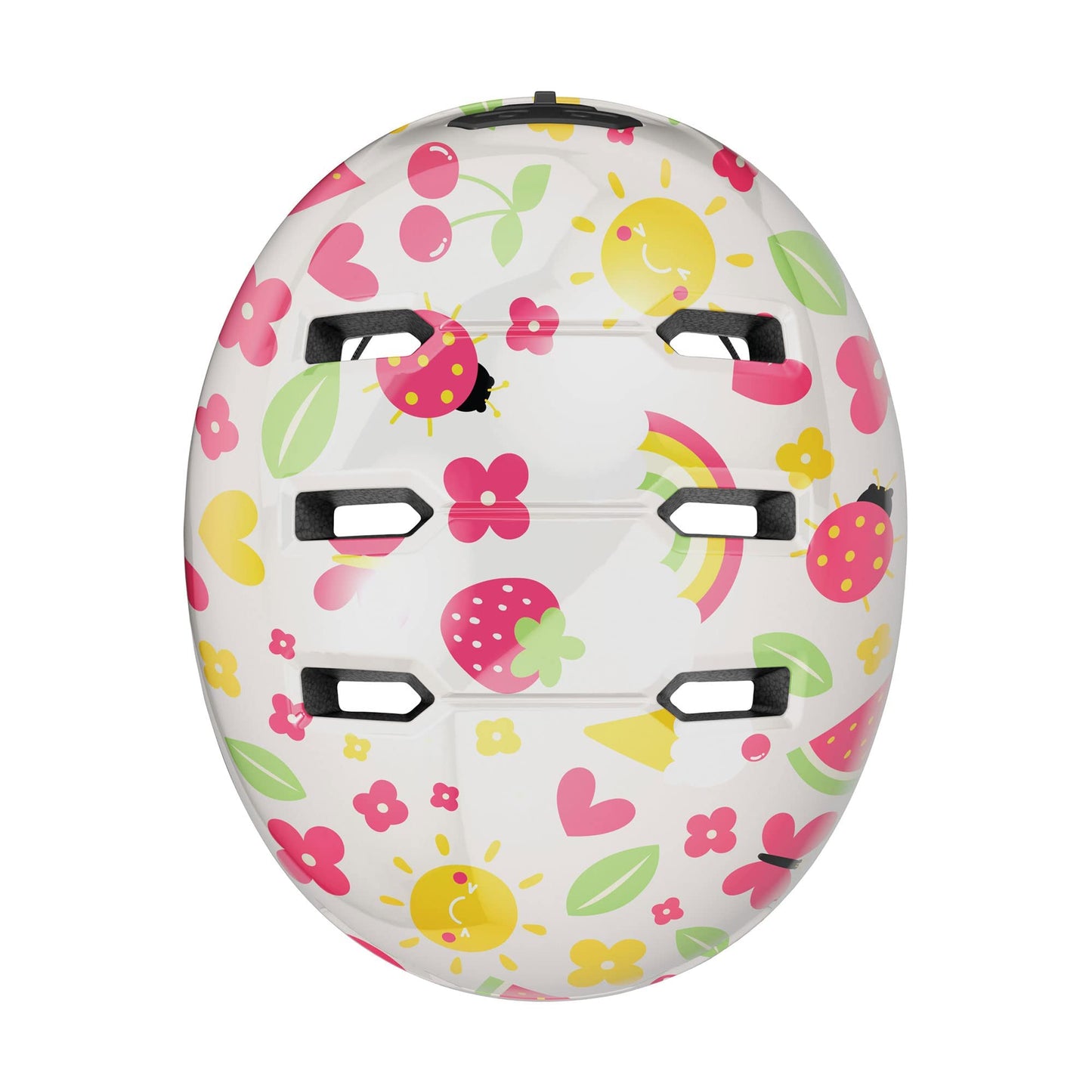 ABUS Skurb Kid Children's Helmet - Robust Bicycle Helmet in Skater Look with Space for a Braid and Various Designs - for Girls and Boys