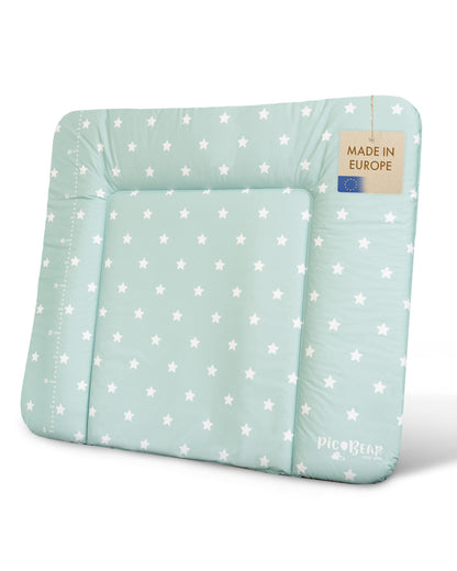 pic Bear Wickelauflage - hochwertige OEKO-TEX Wickeltischauflage - pflegeleichte Wickelunterlage - Auflage Wickelkommode - 85 x 72 cm - Sealife