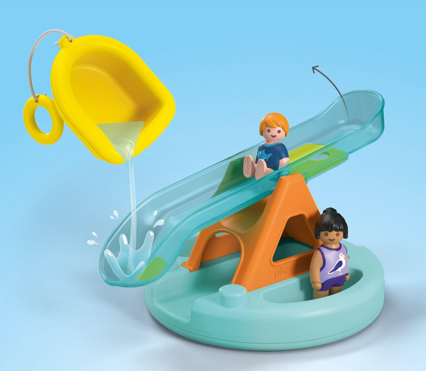 PLAYMOBIL JUNIOR Aqua | Tinti | Buntes U-Boot | nachhaltiges Badewannenspielzeug | Für Kinder ab 1 Jahr | inkl. 3 verschiedenfarbigen Badetabs | 71440