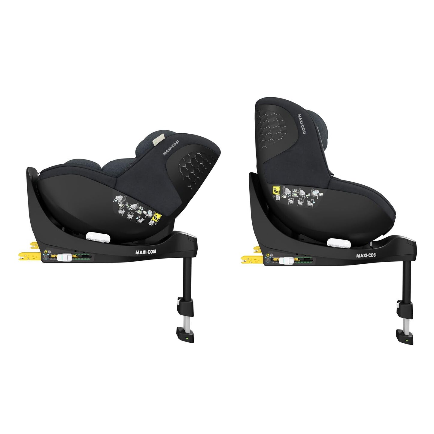Maxi-Cosi Mica Pro Eco i-Size, 360°-Kindersitz mit ISOFIX, 0-4 Jahren, 40-105 cm, ClimaFlow, G-CELL-Seitenaufprallschutz, drehbarer Kindersitz, Neugeborene & Kleinkindsitz, Authentic Graphite - Meloni2